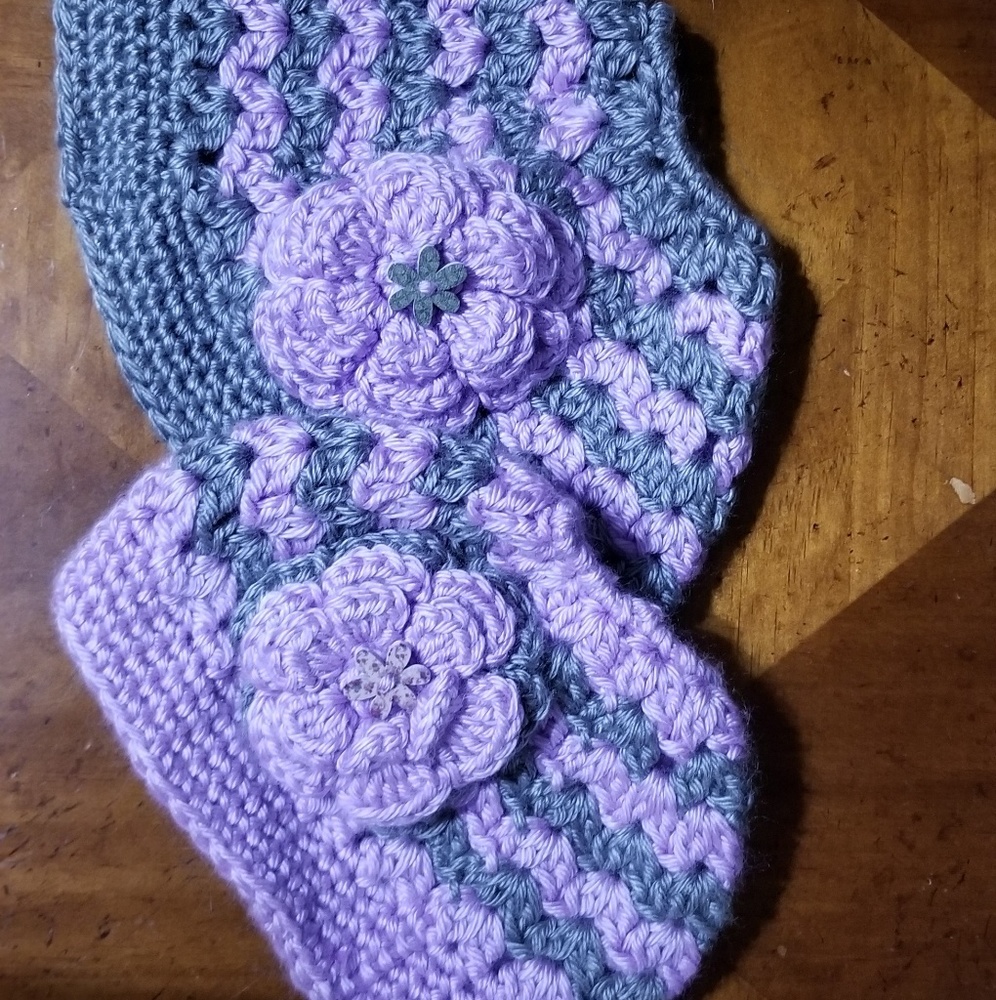 Mom/Daughter Top Bun Knitted Hats